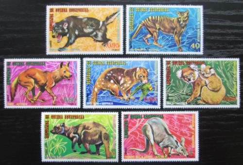 Poštové známky Rovníková Guinea 1974 Australská fauna Mi# 467-73
