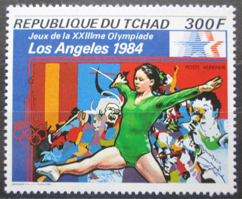 Poštová známka Èad 1982 LOH Los Angeles, gymnastika Mi# 922