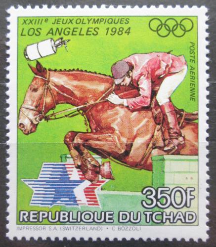 Poštová známka Èad 1983 LOH Los Angeles, parkur Mi# 997