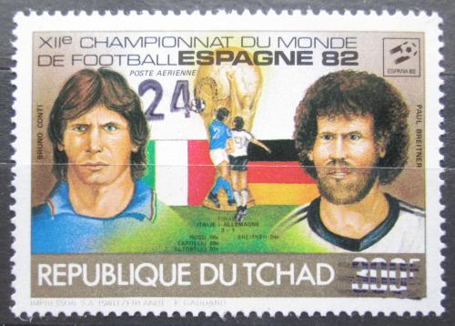 Poštová známka Èad 1987 MS ve futbale pretlaè RARITA Mi# 1151