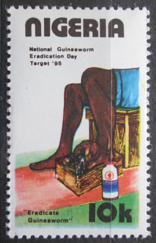 Poštová známka Nigéria 1991 Boj proti drankulóze Mi# 565