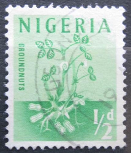 Poštová známka Nigéria 1961 Podzemnice olejná Mi# 92