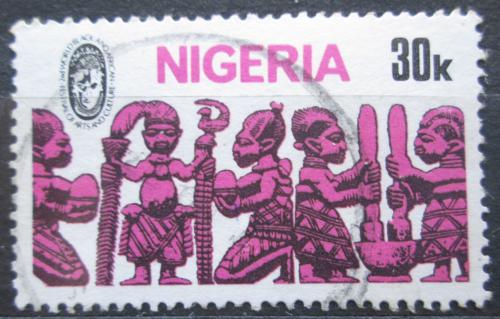 Poštová známka Nigéria 1977 Africké umenie Mi# 327