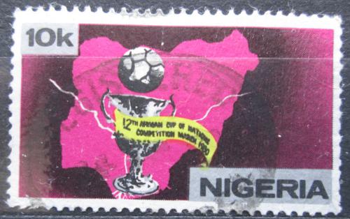 Poštová známka Nigéria 1980 Mistrovství Afriky ve futbale Mi# 366