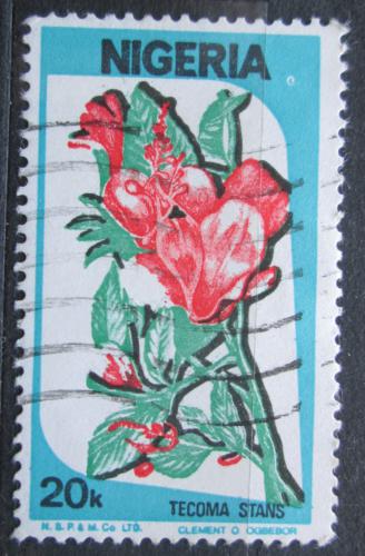 Poštová známka Nigéria 1986 Kvety Mi# 479