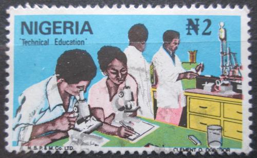 Poštová známka Nigéria 1986 Technické vzdìlávání Mi# 486