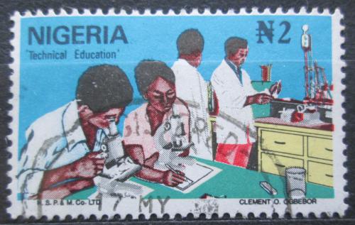 Poštová známka Nigéria 1986 Technické vzdìlávání Mi# 486