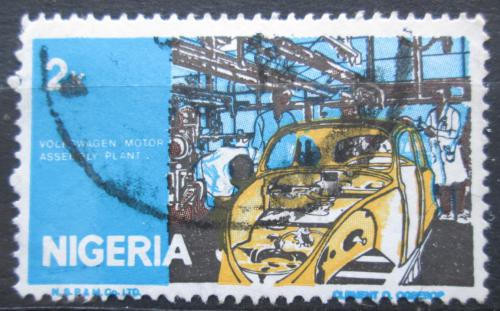 Poštová známka Nigéria 1986 Automobilový prùmysl Mi# 475