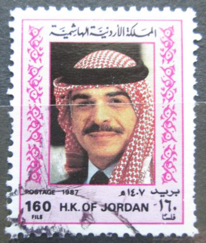 Poštová známka Jordánsko 1987 Krá¾ Hussein II. Mi# 1373