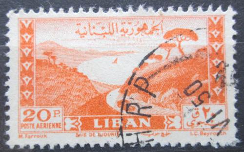 Poštová známka Libanon 1947 Záliv Jounie Mi# 364 a 