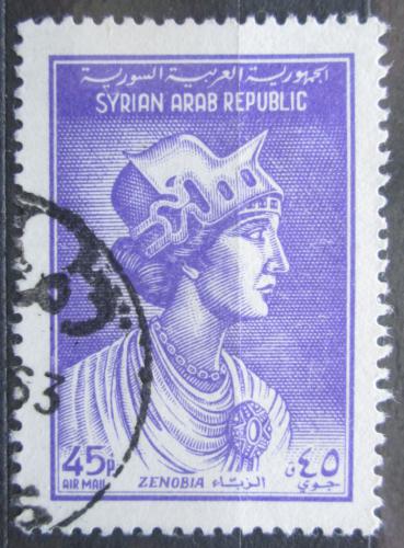 Poštová známka Sýria 1962 Krá¾ovna Zenobia z Palmýry Mi# 814