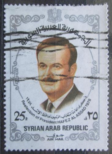 Poštová známka Sýria 1978 Prezident Hafis al-Assad Mi# 1412