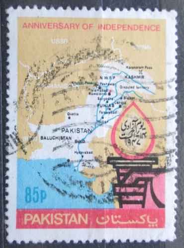 Poštová známka Pakistan 1982 Nezávislost, 35. výroèie Mi# 574