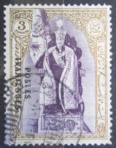Poštová známka Irán 1935 Rezá Šáh Pahlaví pretlaè Mi# 651 Kat 50€