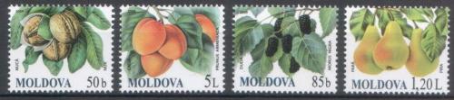 Poštové známky Moldavsko 2009 Ovocie Mi# 669-72
