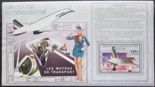 Poštová známka Kongo Dem. 2006 Concorde DELUXE Mi# N/N