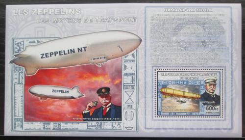Poštová známka Kongo Dem. 2006 Vzducholode DELUXE Mi# N/N 