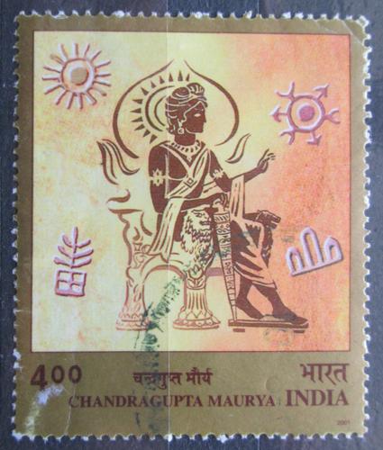Potov znmka India 2001 andragupta Maurja Mi# 1840