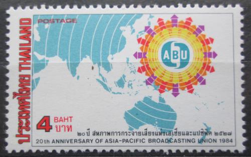 Potov znmka Thajsko 1984 Mapa Mi# 1085