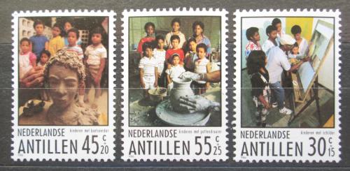Poštové známky Holandské Antily 1986 Umenie Mi# 586-88