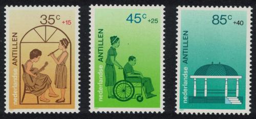 Poštové známky Holandské Antily 1987 Sociální a kulturní pomoc Mi# 608-10