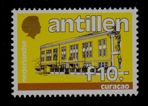 Poštová známka Holandské Antily 1987 Vládní budova, Curacao Mi# 614 Kat 12€