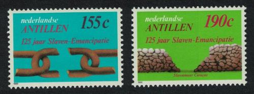 Poštové známky Holandské Antily 1988 Zrušení otroctví, 125. výroèie Mi# 638-39