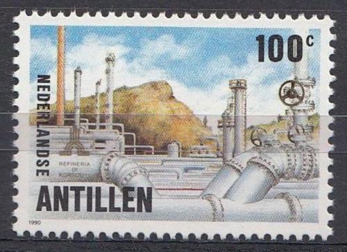 Poštová známka Holandské Antily 1990 Ropná rafinérie na Curacao Mi# 699
