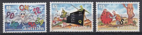 Poštové známky Holandské Antily 1991 Hrající si dìti Mi# 728-30 Kat 6.50€