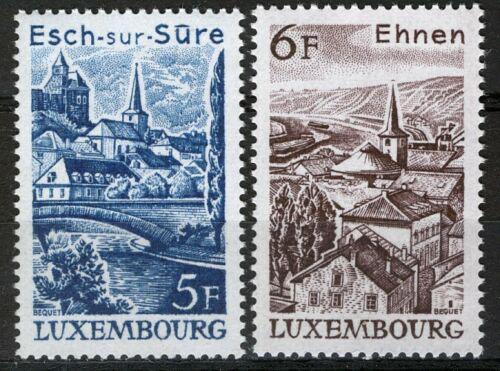 Poštové známky Luxembursko 1977 Mestá Mi# 947-48
