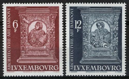 Poštové známky Luxembursko 1977 Barokní architektura Mi# 952-53