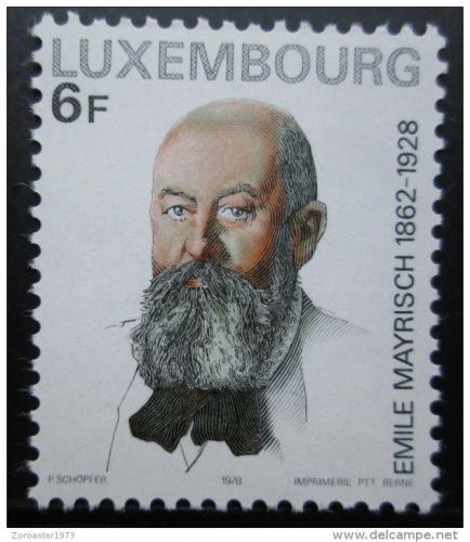 Poštová známka Luxembursko 1978 Emile Mayrisch Mi# 971
