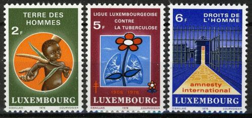 Poštové známky Luxembursko 1978 Solidarita Mi# 972-74