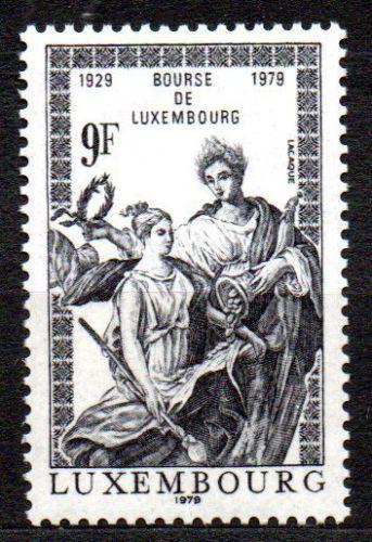Poštová známka Luxembursko 1979 Lucemburská burza, 50. výroèie Mi# 992