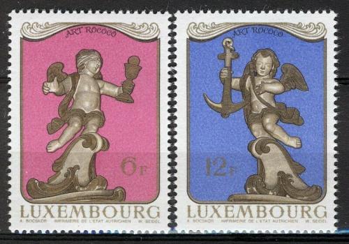 Poštové známky Luxembursko 1979 Architektúra, rokoko Mi# 994-95