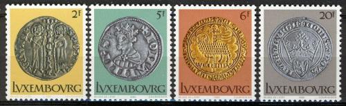 Poštové známky Luxembursko 1980 Støedovìké mince Mi# 1003-06