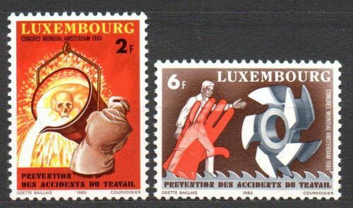 Poštové známky Luxembursko 1980 Prevence pøed nehodami Mi# 1012-13