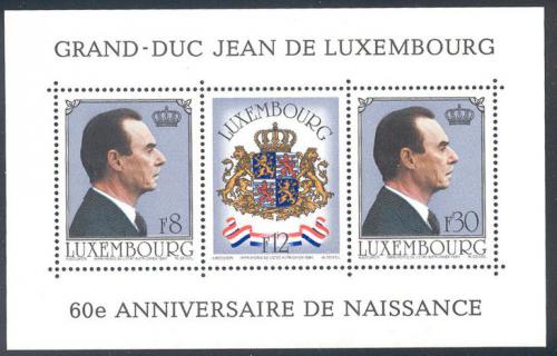 Poštové známky Luxembursko 1981 Velkovévoda Jan Lucemburský Mi# Block 13