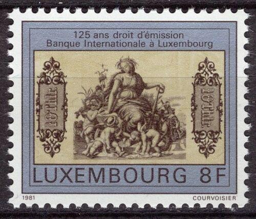 Poštová známka Luxembursko 1981 První papírová bankovka Mi# 1034