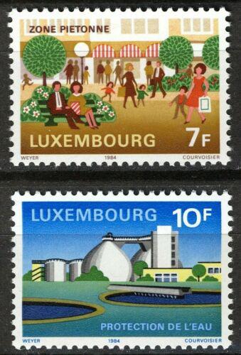 Poštové známky Luxembursko 1984 Ochrana životného prostredia Mi# 1095-96