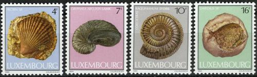 Poštové známky Luxembursko 1984 Fosílie Mi# 1107-10