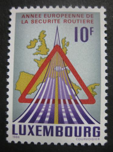 Poštová známka Luxembursko 1986 Bezpeènos� silnièního provozu Mi# 1162