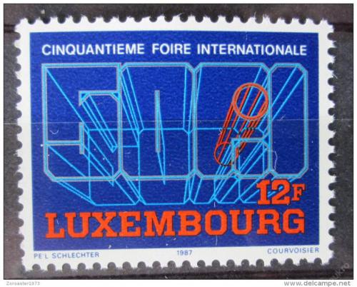 Poštová známka Luxembursko 1987 Mezinárodný ve¾trh v Lucemburku Mi# 1172