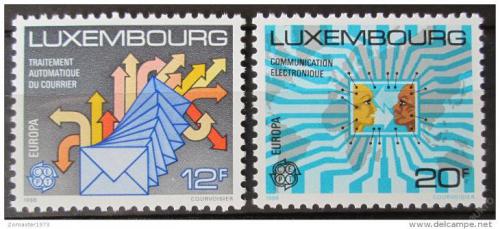 Poštové známky Luxembursko 1988 Európa CEPT, doprava a komunikace Mi# 1199-1200