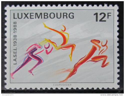 Poštová známka Luxembursko 1988 Umenie, sport Mi# 1203