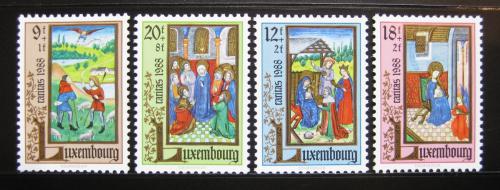 Poštové známky Luxembursko 1988 Miniatury Mi# 1210-13 Kat 7€ 