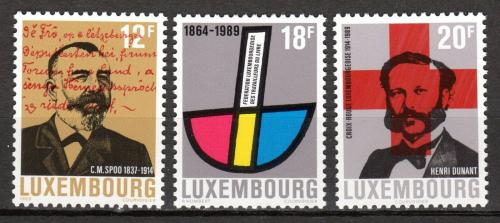 Poštové známky Luxembursko 1989 Výroèí a události Mi# 1214-16