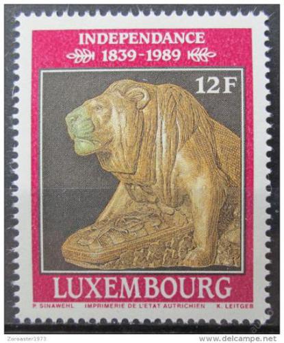 Poštová známka Luxembursko 1989 Bronzový lev Mi# 1217