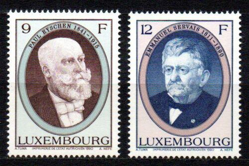 Poštové známky Luxembursko 1990 Politici Mi# 1245-46