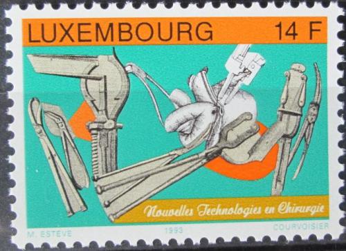 Poštová známka Luxembursko 1993 Nové technologie v chirurgii Mi# 1323